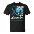 I Wear Light Blue For My Grandpa Prostate Cancer Awareness T-Shirt
