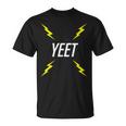 Yeet Lightning Bolt Dank Internet Meme T-Shirt