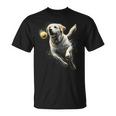 Yellow Labrador Retriever Chasing A Ball Labrador Retriever T-Shirt