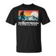 Yellowstone National Park Bigfoot Mountains T-Shirt