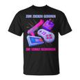 Zum Zocken Geboren Zum Schule Forces I Console Ps5 Gaming T-Shirt