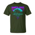 70S 80S En La Ciudad De California Santa Cruz Surfing Camiseta unisex