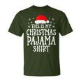 This Is My Christmas Pajama Family Matching Xmas T-Shirt