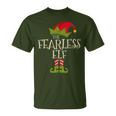 Easy The Fearless Elf Costume Family Group Christmas T-Shirt