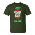 Express Your Elf Elves Pun Christmas T-Shirt