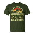 Father's Day Family Matching Grandad Dinosaurs Christmas T-Shirt