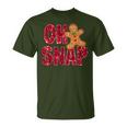 Faux Sequins Oh Snap Christmas Gingerbread Family Matching T-Shirt