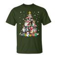 Australian Shepherd Dog Christmas Tree Xmas Pajamas T-Shirt