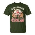 Christmas Crew Gingerbread In Candy House Cute Xmas T-Shirt