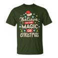 Vintage Believe In The Magic Of Christmas T-Shirt