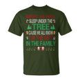 Gonna Go Lay Under Tree To Remind My Family Humorous Xmas T-Shirt