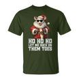 Hell Yeah I Suck Toes Possum Santa Embarrassing Christmas T-Shirt