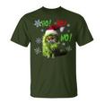 Ho Ho No Bad Cat Christmas T-Shirt