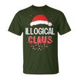 Illogical Santa Claus Christmas Matching Costume T-Shirt