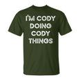 I'm Cody Doing Cody Things Christmas Idea T-Shirt
