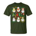 Occupational Therapy Ot Ota Merry Christmas Cute Snowman T-Shirt