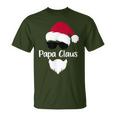 Papa Claus Christmas Santa Costume Matching Family Xmas T-Shirt