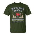 Pole Dance Santa Claus North Pole Dancer T-Shirt
