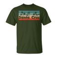 Santa Cruz Ca California 70S 80S Retrointage T-Shirt