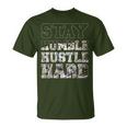 Stay Humble Hustle Hard Lifestyle Hip Hop Money Christmas T-Shirt
