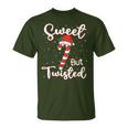 Sweet But Twisted Christmas Candy Cane Xmas Holiday T-Shirt