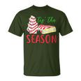 Tis The Season Little-Debbie Christmas Tree Cake Holiday T-Shirt