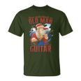 Never Underestimate An Old Man With A Guitar Santa T-Shirt