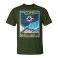 Vintage Santa Claus Indiana In Total Solar Eclipse 2024 T-Shirt