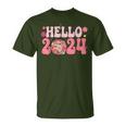 Year End Party Merry Christmas Happy New Year Hello 2024 T-Shirt