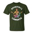 Yoga Christmas Idea Yoga Spiritual Gangsta T-Shirt