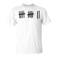 12Th Birthday Outfit 12 Years Old Tally Marks Anniversary T-Shirt