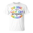2024 Last Day Of School Autograph 2Nd Grade Graduation Party T-Shirt