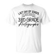 2024 Last Day Of School Autograph 3Rd Grade Graduation Party T-Shirt