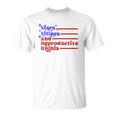 4Th Of July Stars Stripes And Reproductive Rights Womens T-Shirt