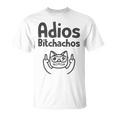 Adios Bitchachos Cinco De Mayo Cat Middle Finger T-Shirt