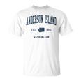 Anderson Island Wa Vintage Athletic Sports Jsn1 T-Shirt