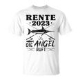 Angler Opa Papa Angeln Ruhestand Rente T-Shirt