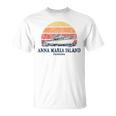 Anna Maria Island Fl Vintage Boating 70S Retro Boat T-Shirt