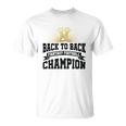 Back To Back Fantasy Football Champion 2019 Champ T-Shirt