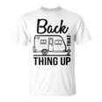 Back That Thing Up Cute Camping Outdoor Adventure T-Shirt
