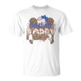 Baseball Poppy Vintage Leopard Baseball Pride T-Shirt