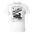 Believe All Abroad Polar Express Train Depot Christmas T-Shirt