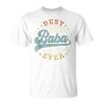 Best Baba Ever Father's Day Baba Vintage Emblem T-Shirt
