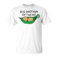 Big Brother Of Twins Two Peas In A Pod T-Shirt