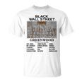 Black Wall Street African American Black History And Legacy T-Shirt