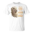 Blessed By God Loved By Jesus Christian Lion T-Shirt