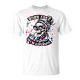 Born Free But Now I'm Expensive 4Th Of July Skeleton T-Shirt