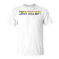 Born This Way Lgbtqia Progress Pride Flag Stripes Lgbtqia T-Shirt