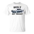 Built-Not-Bought Mechanical Muscle Cars Vintage Graphic Mens T-Shirt