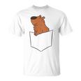 Capibara Lindo Capibara Divertido Camiseta unisex